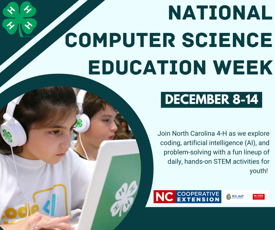 National Computer Science Education Week, December 8-14.