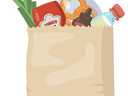 illustration of a bag of groceries