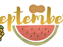 September with a peanut watermelon and grapes