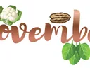 November with cauliflower pecan and spinach