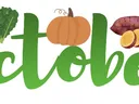 October with a pumpkin kale and sweet potato