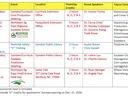 Schedule of Winter Agriculture Meetings