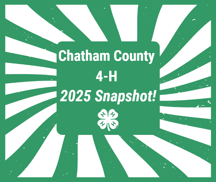 Chatham County 4-h 2025 Snapshot Cover Image