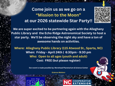 Alleghany Star Party 2026 Flyer