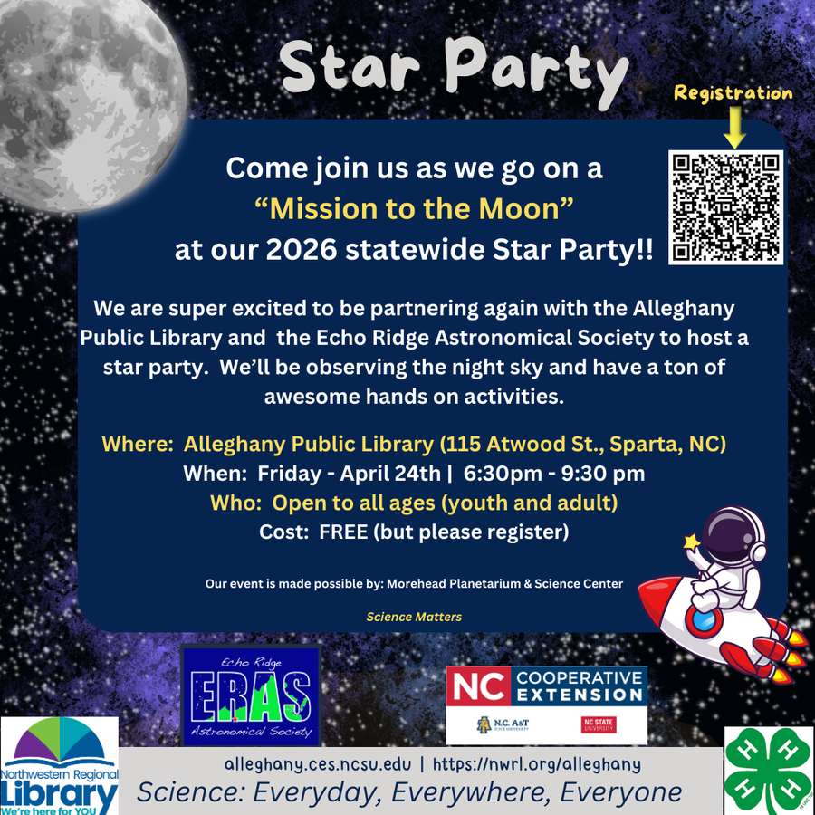Alleghany Star Party 2026 Flyer