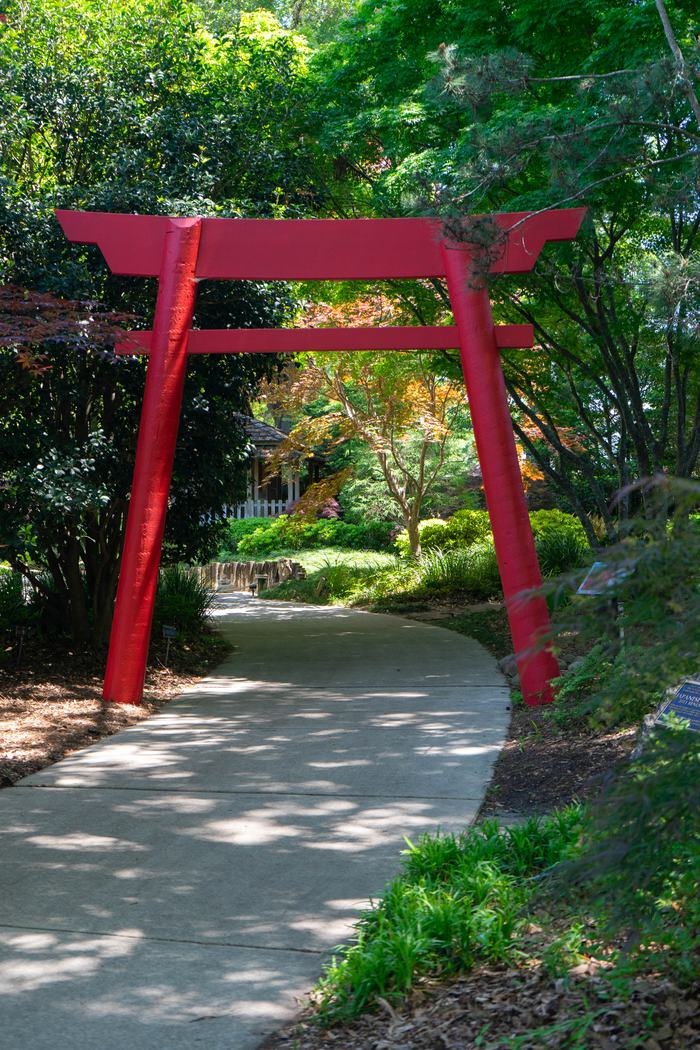 You would never know the legs of this torii gate were made from telephone poles (provided by Megan Sweeney)