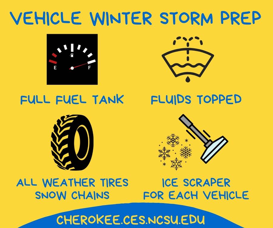 VEHICLE WINTER STORM PREP