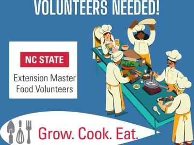 Volunteers needed for NC Extension Master Food Volunteers