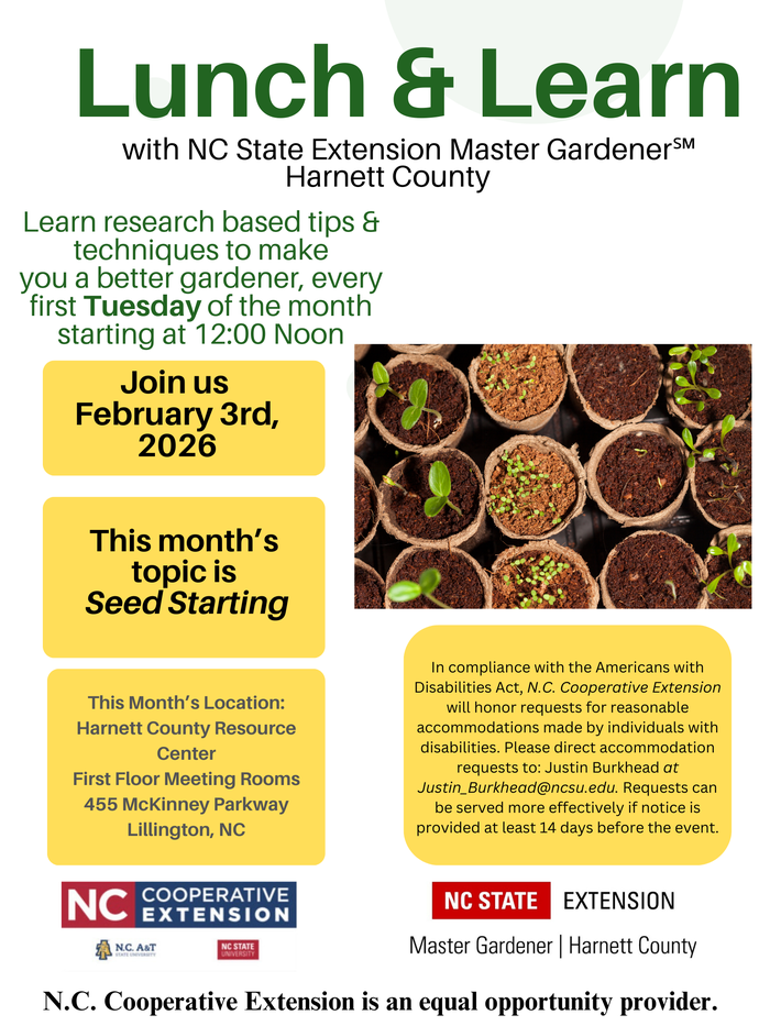 Lunch and Learn with Extension Master Gardener