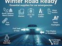 Winter Road Ready — essential supplies for car emergencies