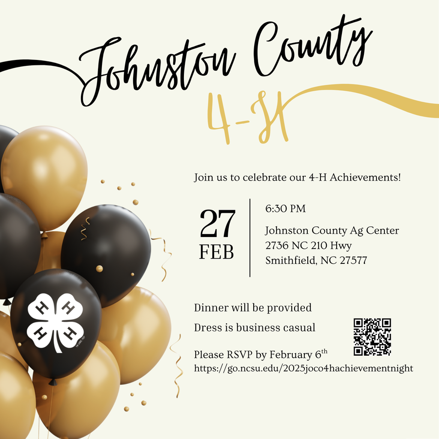 2025 4-H Achievement Night Flyer