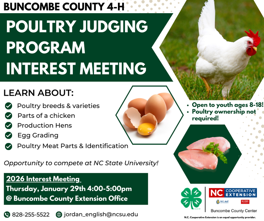 Poultry Judging Program Interest Meeting