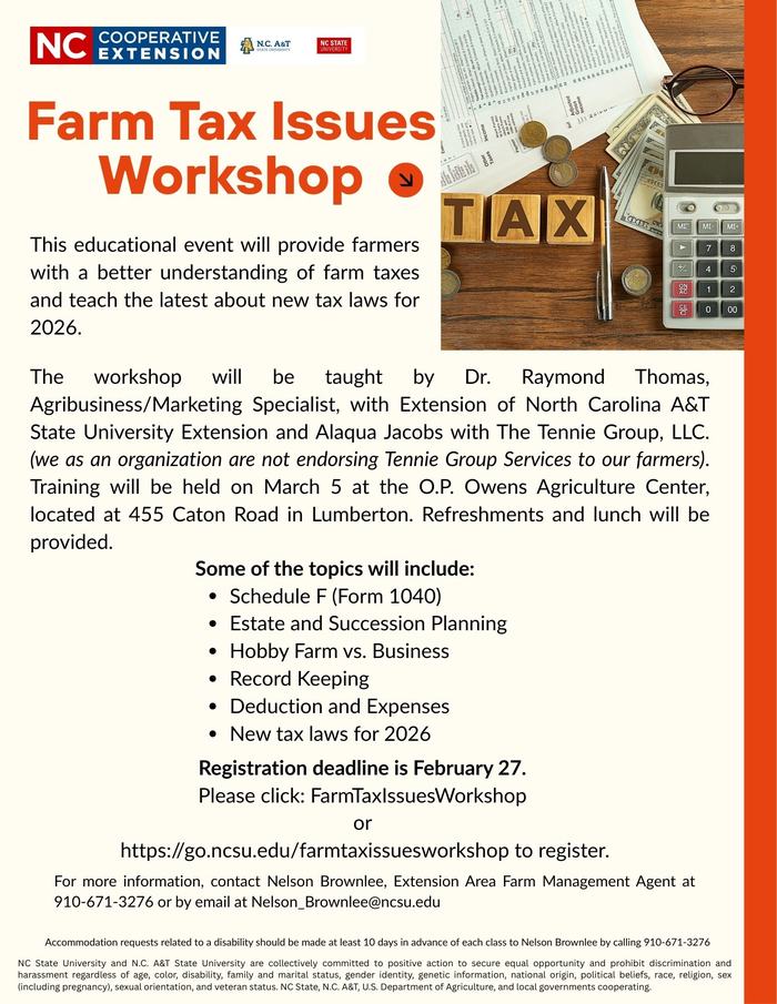 Farm Tax Issues Workshop (2)