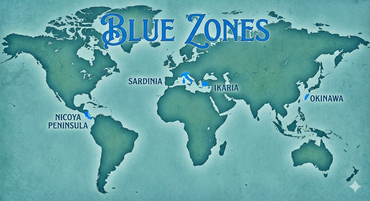 Blue Zones are remarkable regions where people live well into their 90s and beyond