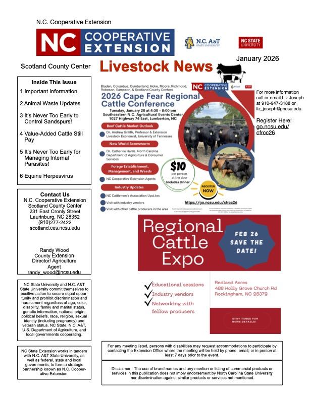 Livestock News January 2026