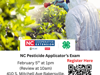 NC Pesticide Applicator’s Exam Registration