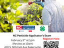 NC Pesticide Applicator’s Exam Registration