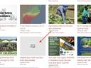 Screenshot showing a news post missing a featured image with just a gray box. 