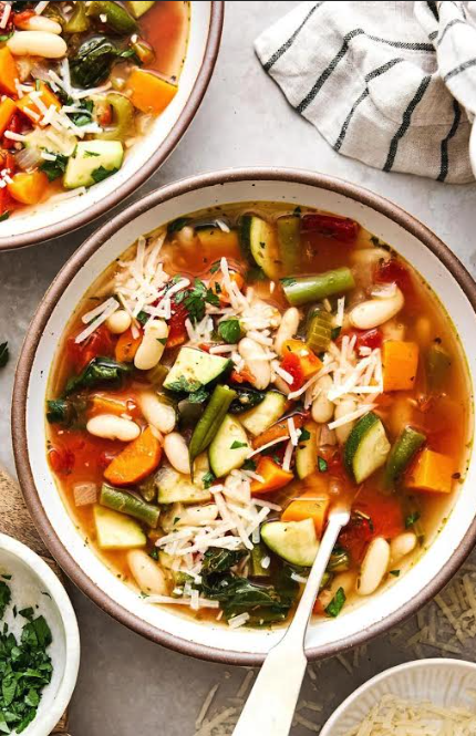 Easy Minestrone Soup 