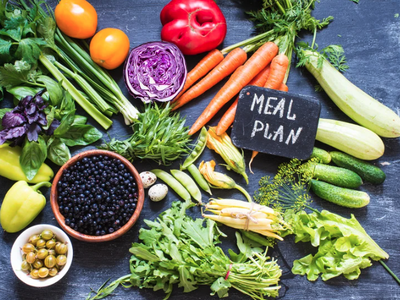 Picture of vegetables on a table