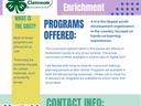 Rutherford 4‑H School Enrichment flyer — Programs Offered; Contact: Cynthia Robbins, 828-287-6190