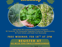 NC Cooperative Extension Small Farm Resource Roundup flyer; free webinar Feb 18 2PM; registration QR