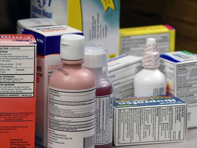 over the counter medicine containers 