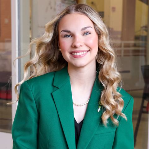 Aubrey Mekus, the 2025-2026 State 4-H Council President.