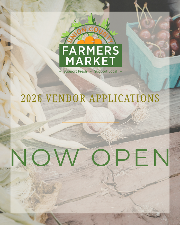 Taking applications for the 2026 Farmers Market Season. 