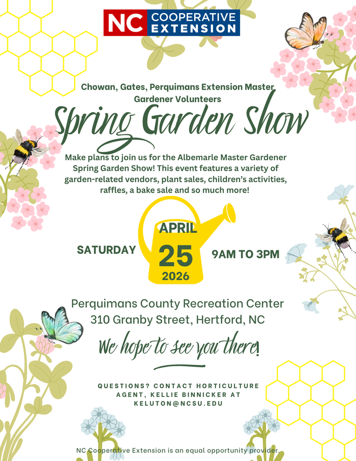 Spring Garden Show Flyer