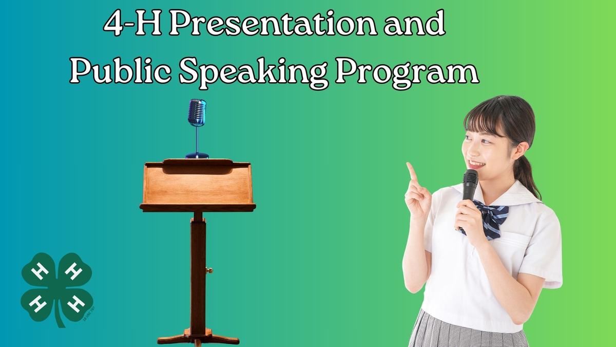 Girl giving a presentation