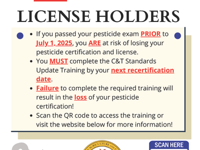 C&T Standards Update training informational flyer