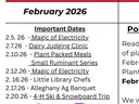 February Newsletter Cover