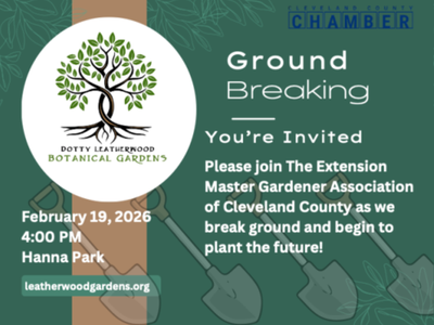 Ground Breaking — Feb 19, 2026, 4:00 PM, Hanna Park; Dotty Leatherwood Botanical Gardens