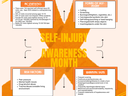 March Self Injury Awareness Month with info