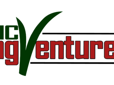 NC agVentures logo with green leaf-shaped V between "NC" and "agventures"