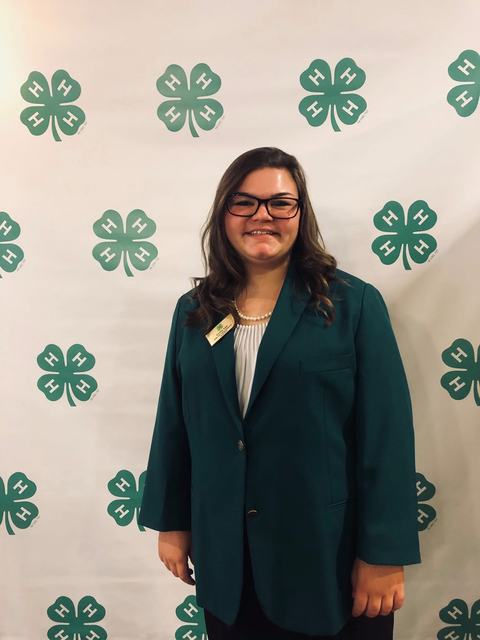 Tadt served as the 2018-2019 NC 4-H State Reporter. Photo courtesy of Cecilia Tadt