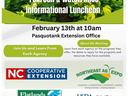 flier with event information that is stated in article