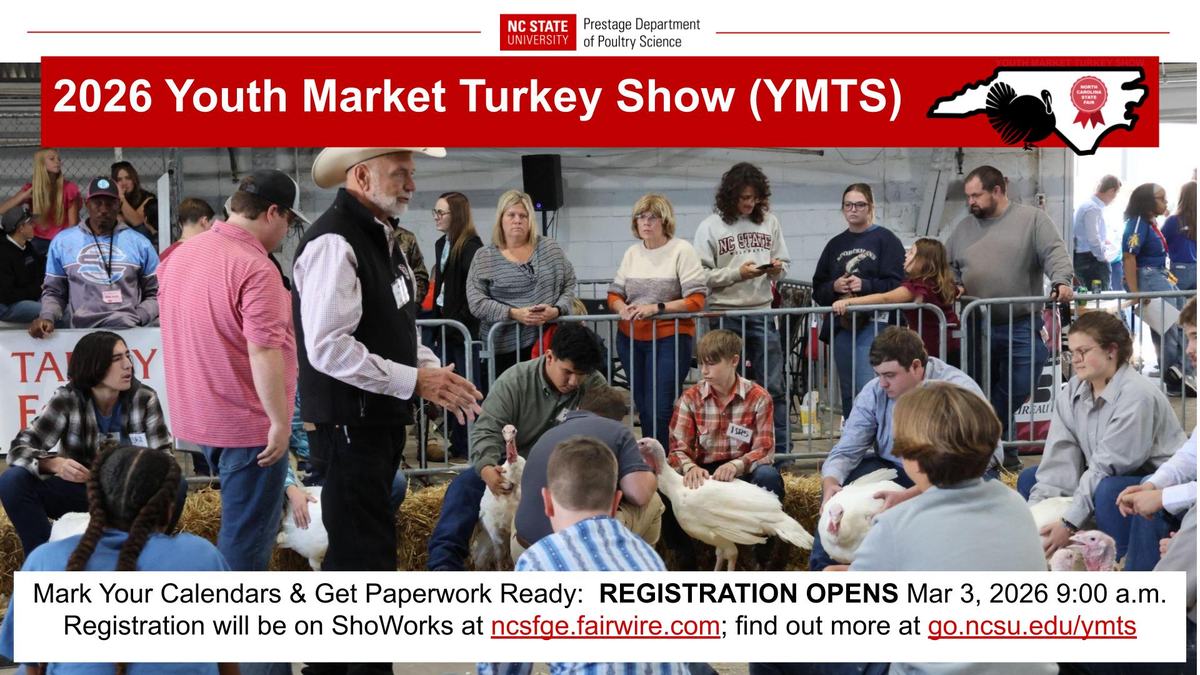 Turkey Show Registration Open