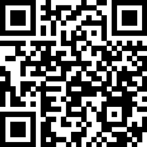 Black-and-white scannable QR code