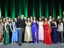 State 4-H Council members posed for a group photo in their formal attire during the Clover Gala of North Carolina 4-H Congress.