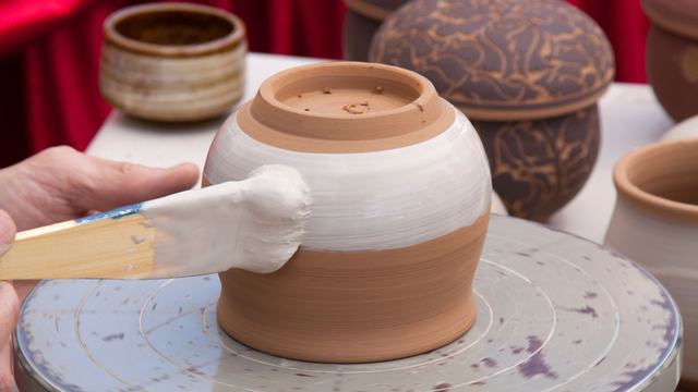 Raku pottery