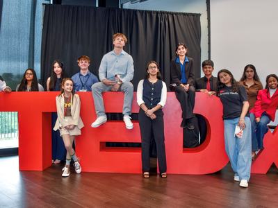 Participants of the 2026 TEDxYouth event
