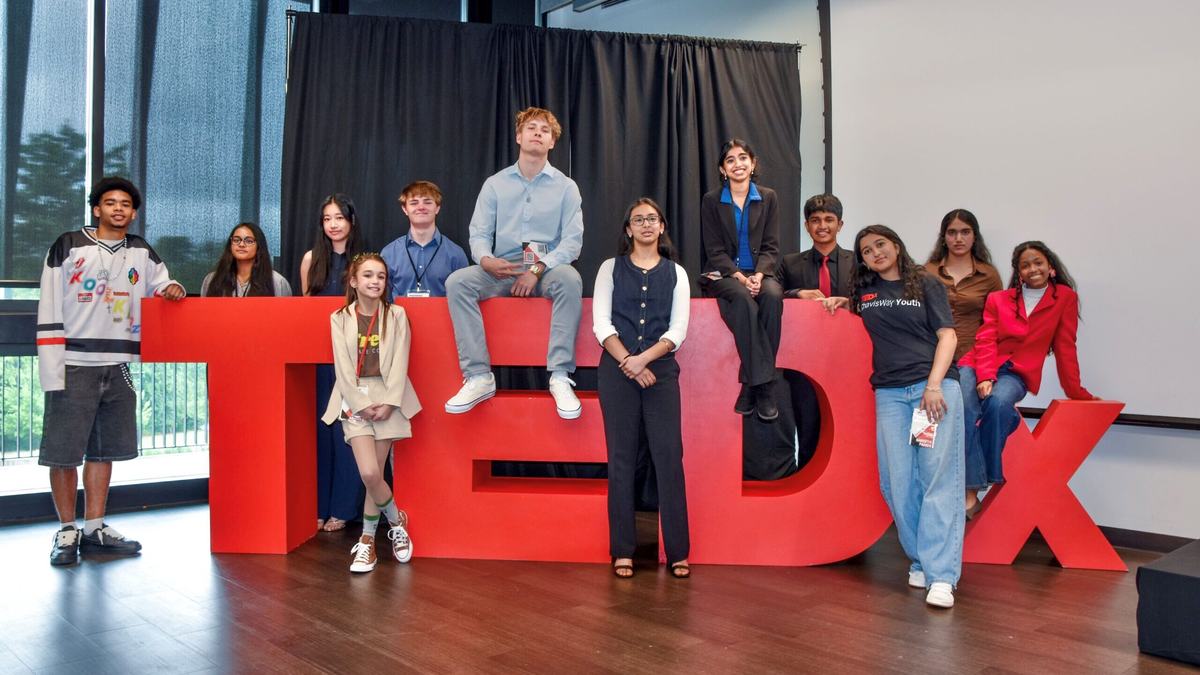 Participants of the 2026 TEDxYouth event