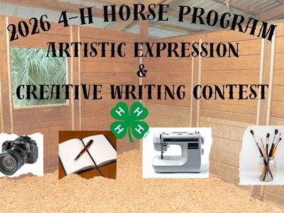 2026 4-H Artistic Expression & Creative Writing Contest