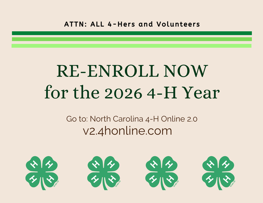 information/url for 2026 4-H Online Enrollment