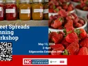 Picture of sweet spreads canning workshop announcement