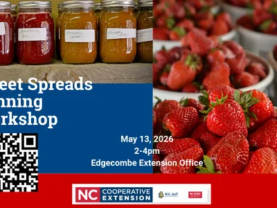 Picture of sweet spreads canning workshop announcement