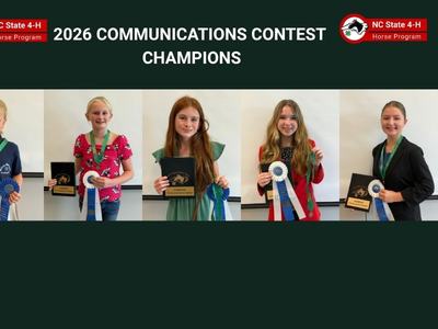 A collage of headshots of the 5 2026 State Communications Contest Champions.