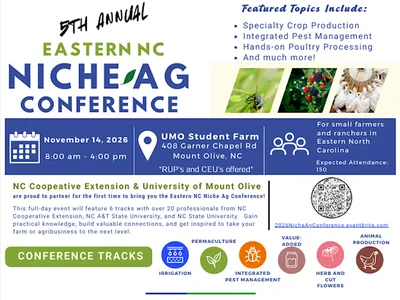 5th Annual 2026 Eastern NC Niche Ag Conference